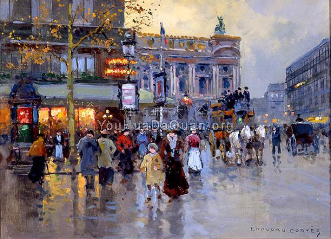 Cafe de la Paix - 爱德华·科尔特斯